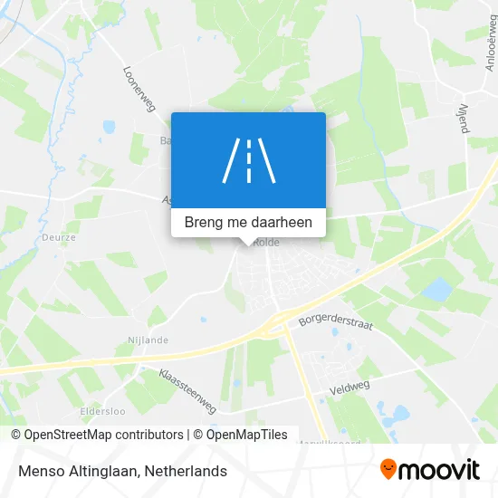 Menso Altinglaan kaart