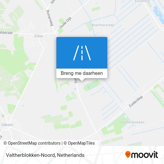 Valtherblokken-Noord kaart