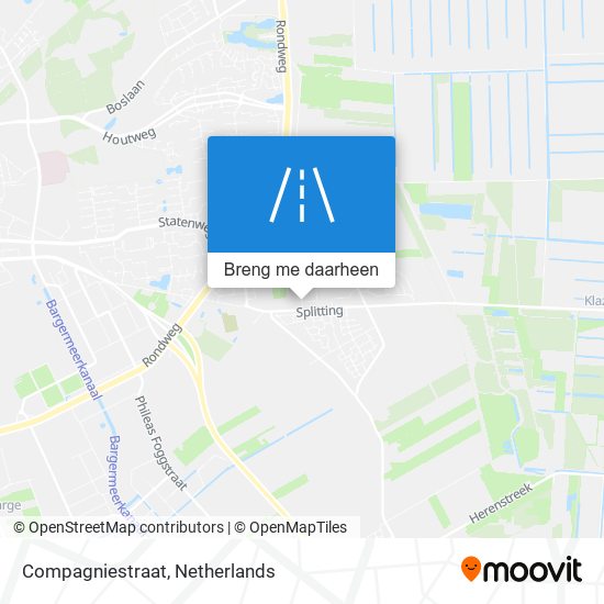 Compagniestraat kaart