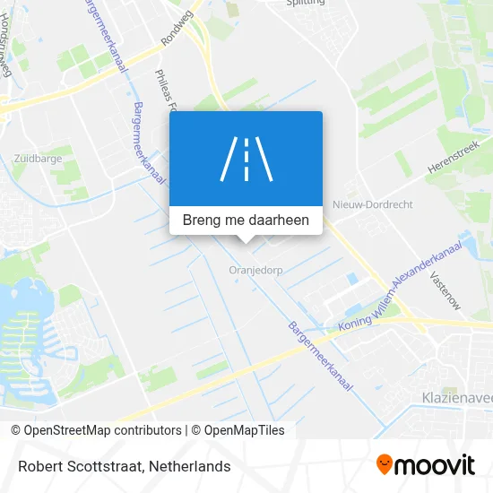 Robert Scottstraat kaart