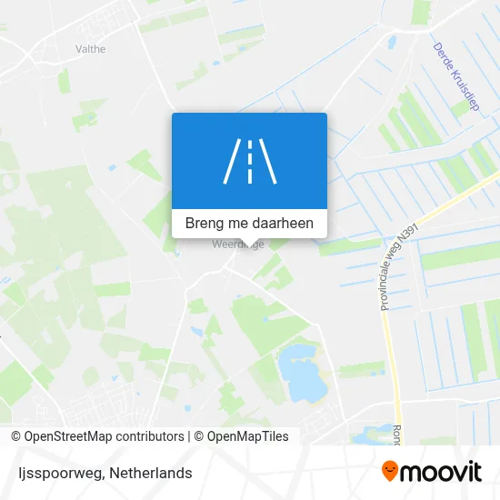 Ijsspoorweg kaart