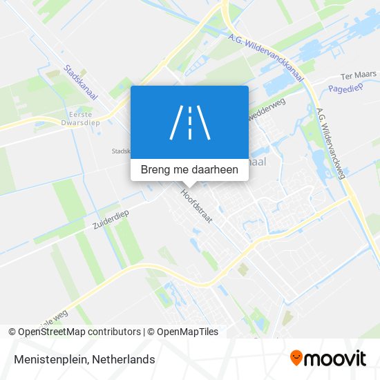 Menistenplein kaart