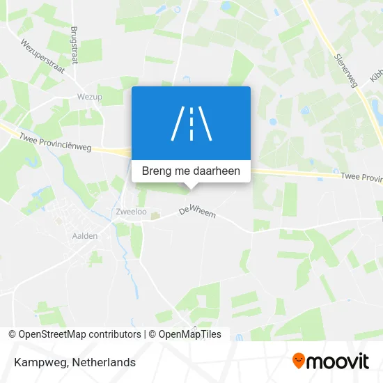 Kampweg kaart