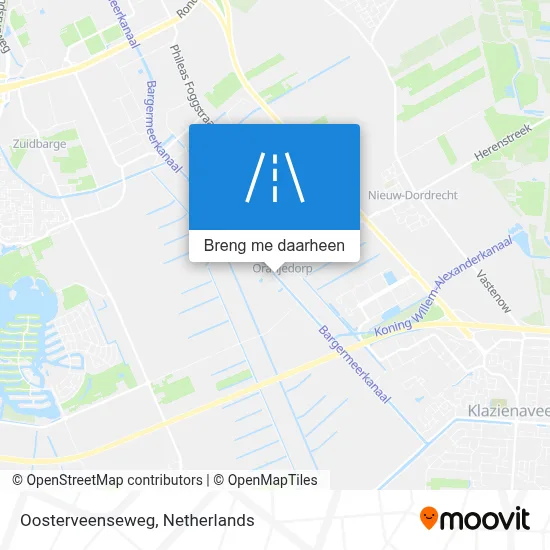 Oosterveenseweg kaart