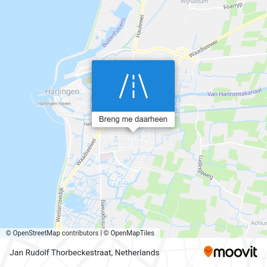 Jan Rudolf Thorbeckestraat kaart