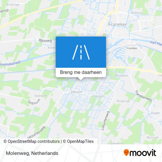 Molenweg kaart