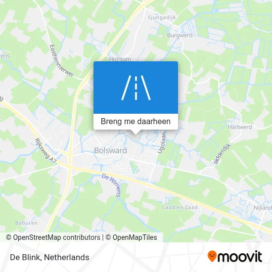 De Blink kaart