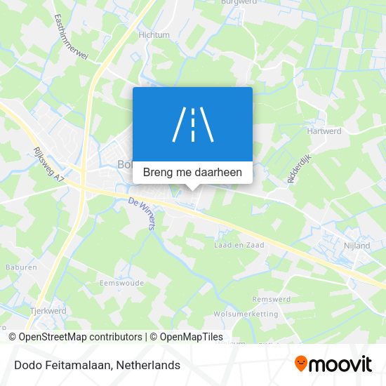 Dodo Feitamalaan kaart