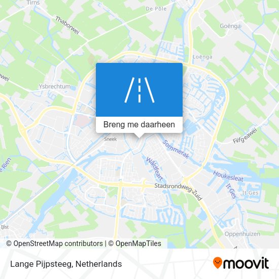 Lange Pijpsteeg kaart