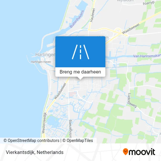 Vierkantsdijk kaart