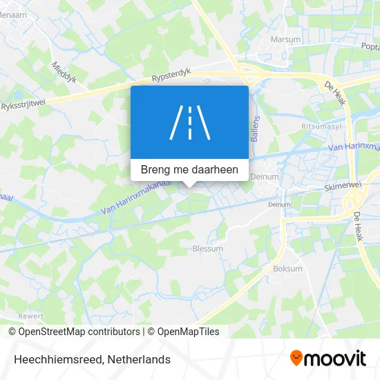 Heechhiemsreed kaart