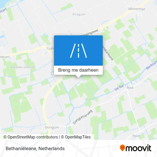 Bethaniëleane kaart