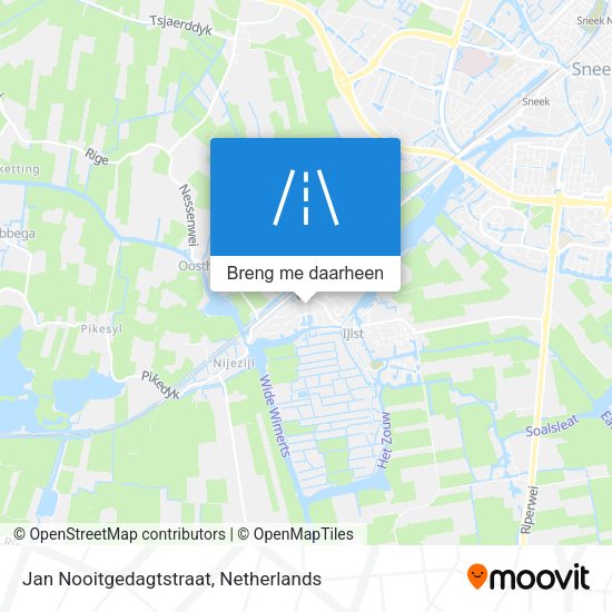 Jan Nooitgedagtstraat kaart