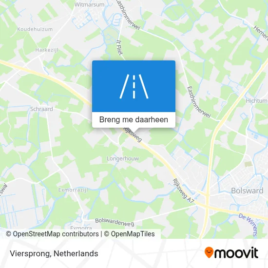 Viersprong kaart