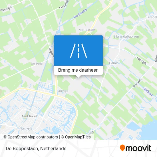 De Boppeslach kaart