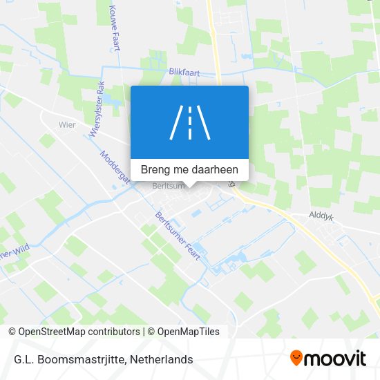 G.L. Boomsmastrjitte kaart
