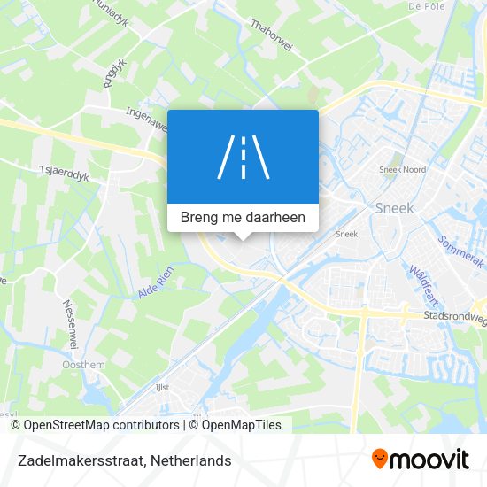 Zadelmakersstraat kaart