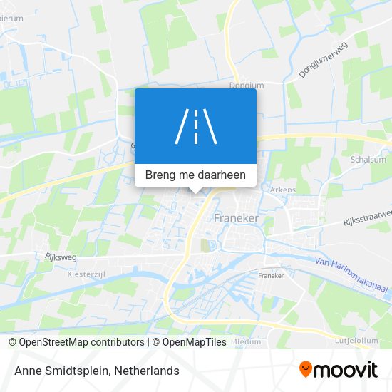 Anne Smidtsplein kaart