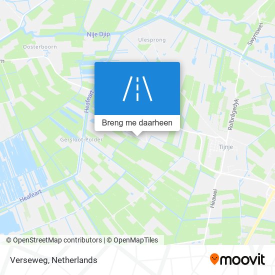 Verseweg kaart