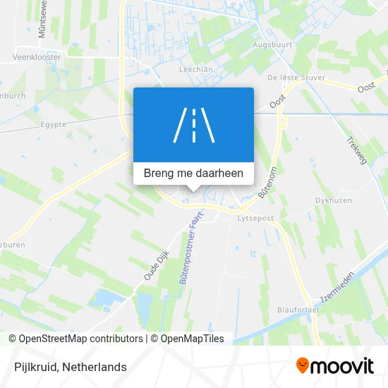 Pijlkruid kaart