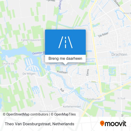 Theo Van Doesburgstraat kaart