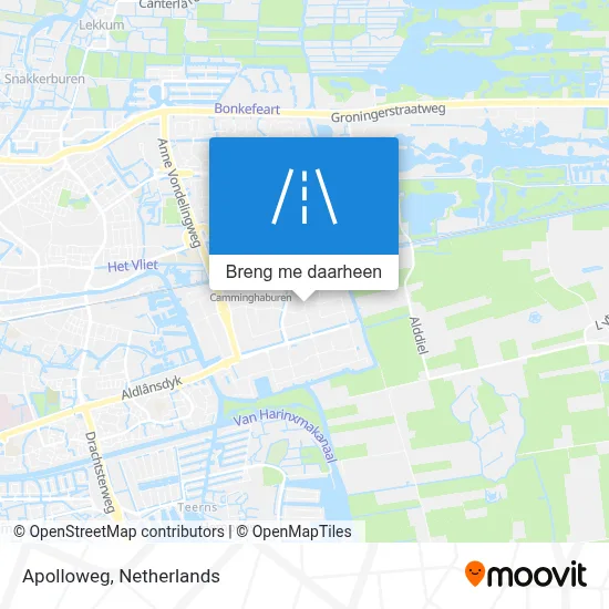 Apolloweg kaart