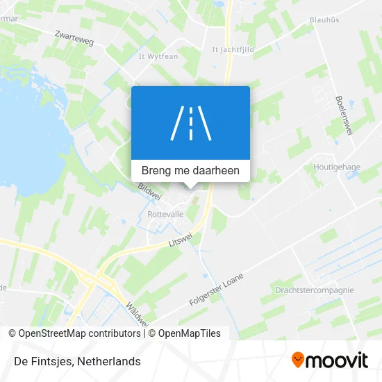 De Fintsjes kaart