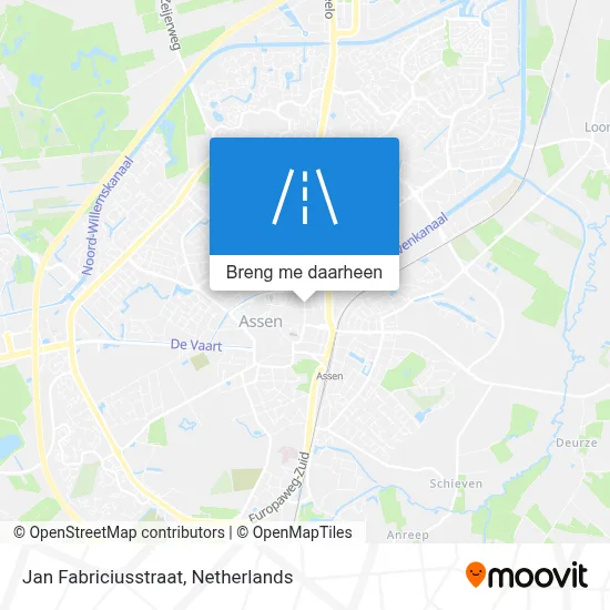 Jan Fabriciusstraat kaart