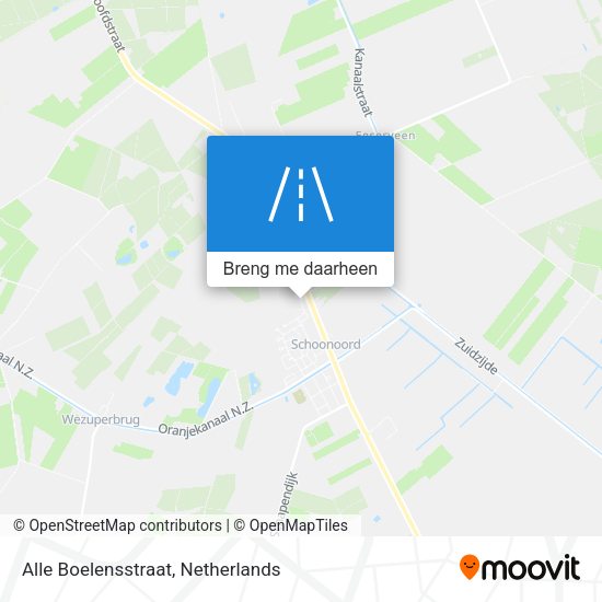 Alle Boelensstraat kaart