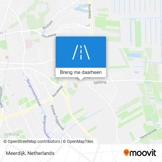 Meerdijk kaart