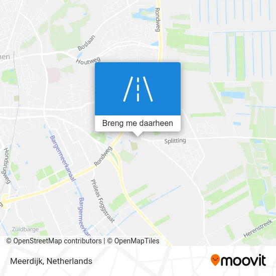 Meerdijk kaart