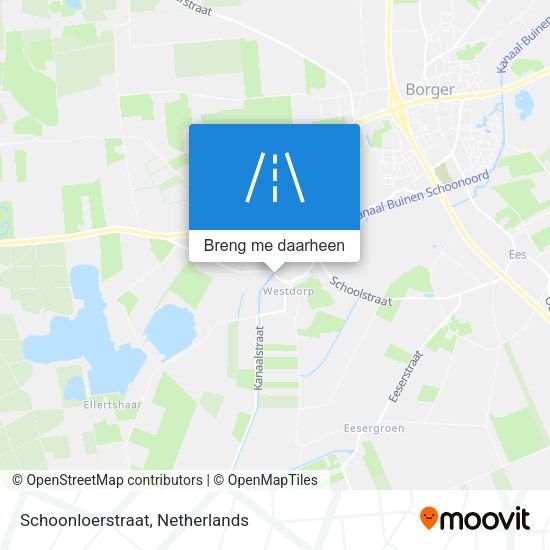 Schoonloerstraat kaart