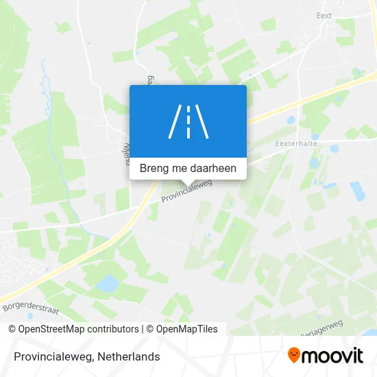 Provincialeweg kaart