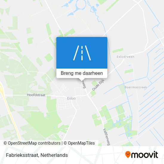 Fabrieksstraat kaart