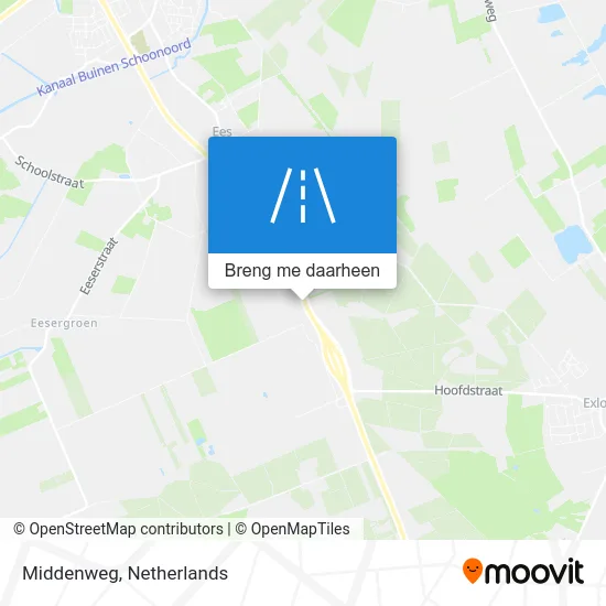 Middenweg kaart