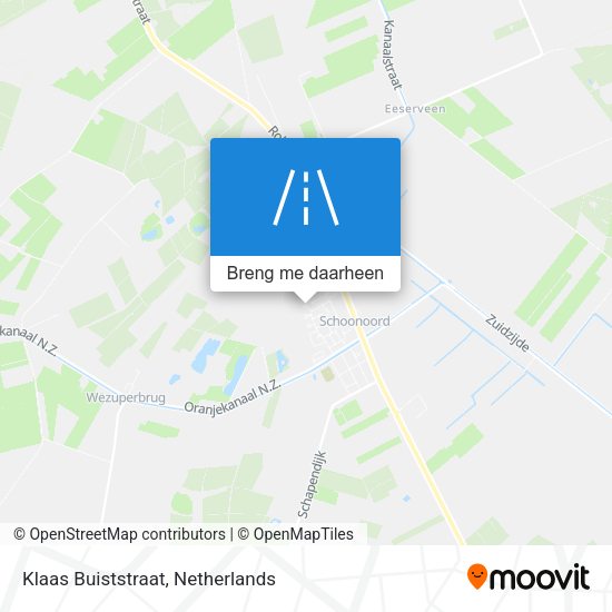 Klaas Buiststraat kaart