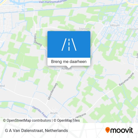 G A Van Dalenstraat kaart