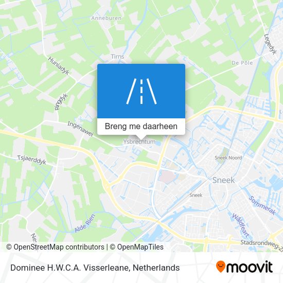Dominee H.W.C.A. Visserleane kaart