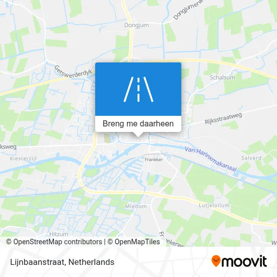 Lijnbaanstraat kaart