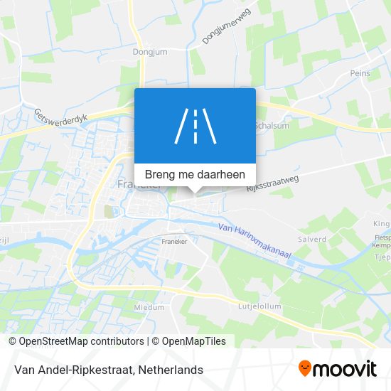 Van Andel-Ripkestraat kaart