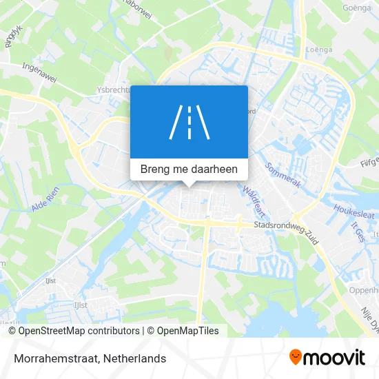Morrahemstraat kaart