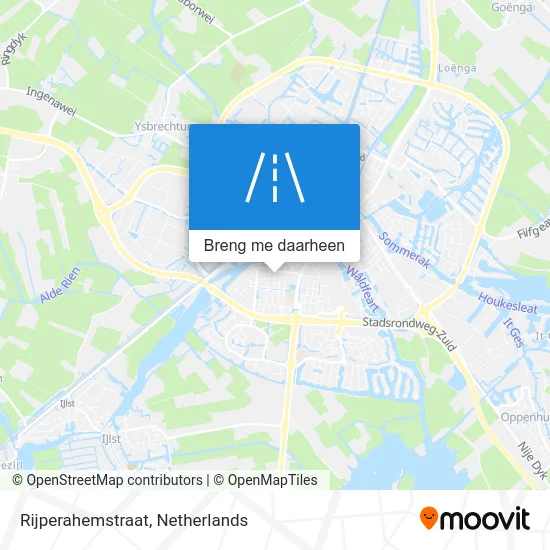 Rijperahemstraat kaart