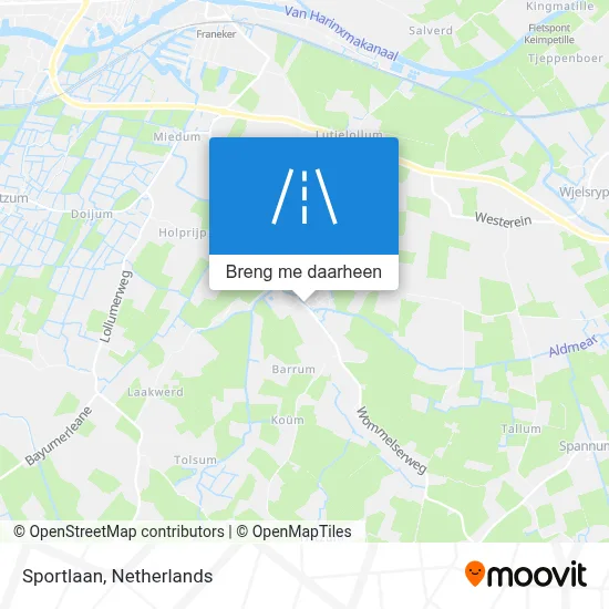 Sportlaan kaart