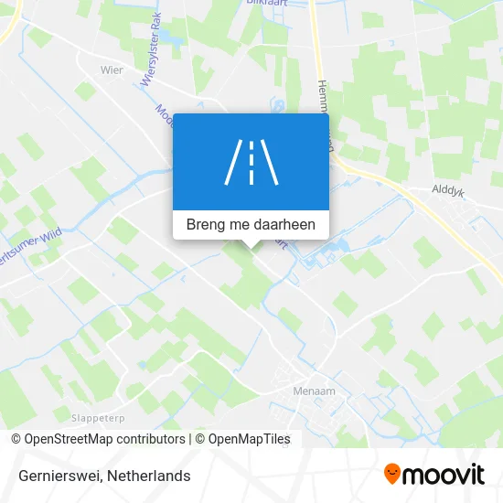 Gernierswei kaart