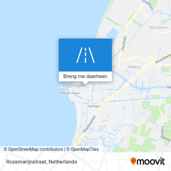 Rozemarijnstraat kaart