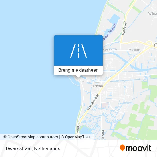 Dwarsstraat kaart