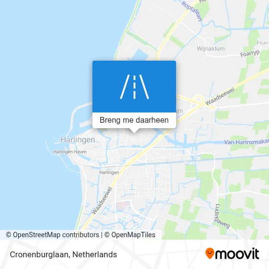 Cronenburglaan kaart