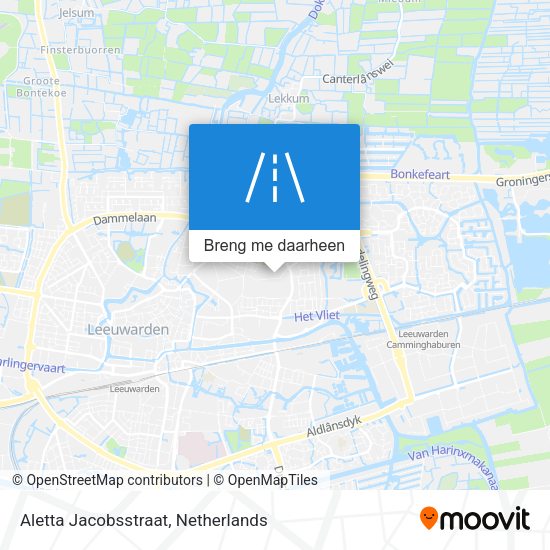 Aletta Jacobsstraat kaart