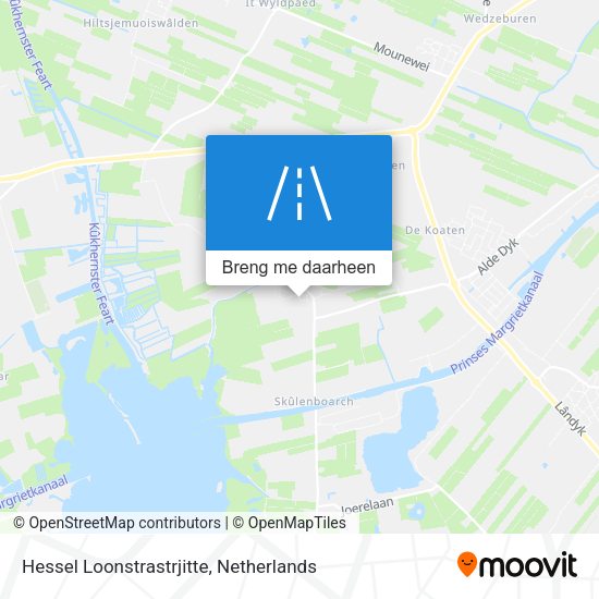 Hessel Loonstrastrjitte kaart