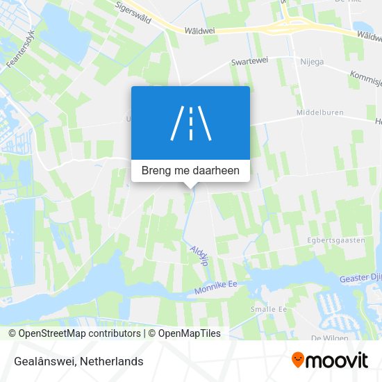 Gealânswei kaart